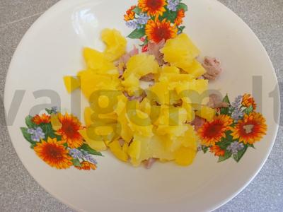 Šaltas sriuba su kefyru ir antis filė Žingsnis 2