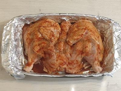 Kepta vištiena aštriame padaže Žingsnis 6