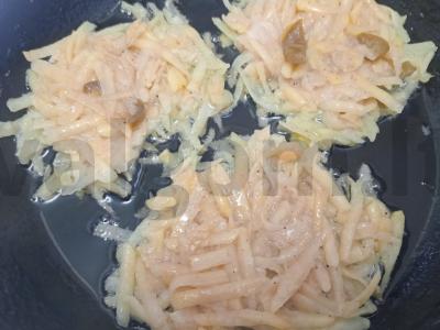 Bulviniai blynai su jalapeño pipirais ir be glitimo miltais Žingsnis 8