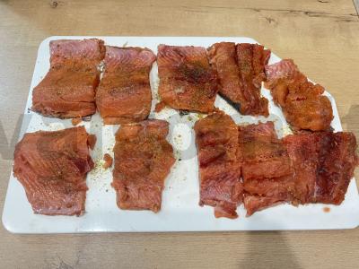 Kepta lašiša po šubos Žingsnis 1