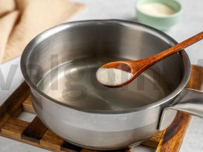 Greitas sultingas kulichas su trimis glazūromis Žingsnis 7