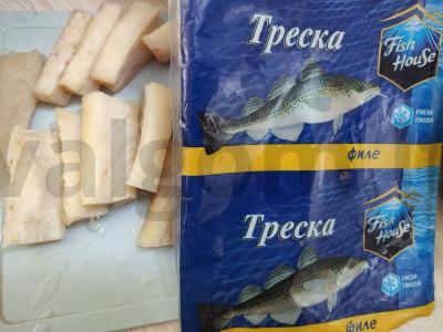 Menkių filė kiaušinių tešloje Žingsnis 1