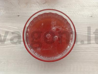 Raudonųjų serbentų želė ant agar-agar Žingsnis 5