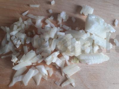 Namų mini-picos su bekonu ir daržovėmis Žingsnis 2