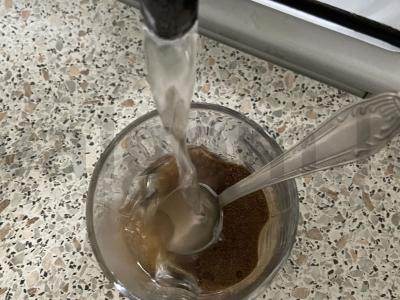 Gėrimas su cikorija ir išgarintu pienu Žingsnis 2