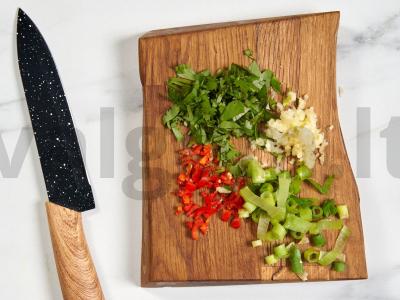 Udon su čili pipirais ir jogurtu Žingsnis 3