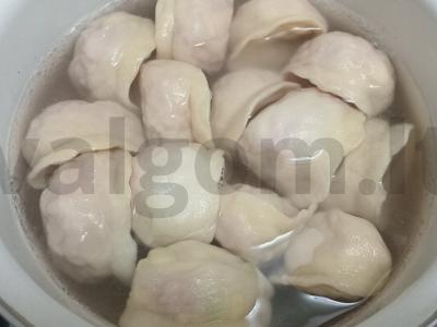 Koldūnai su kiaulienos faršu ir cukinija Žingsnis 10