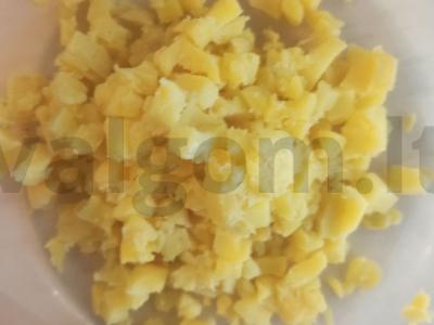 Vinegretas su raudonaisiais pupelėmis Žingsnis 1