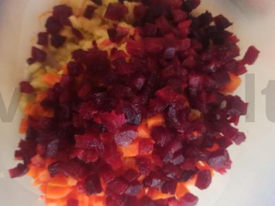 Vinegretas su raudonaisiais pupelėmis Žingsnis 3