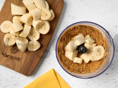 Bananiniai saldainiai su riešutais Žingsnis 2