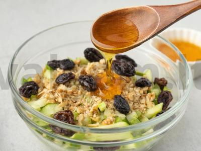 Desertinis salotas iš šviežių obuolių Žingsnis 5