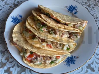 Mini pita „Skonis-laikas“ su daržovėmis ir mėsa pagrindine nuotrauka