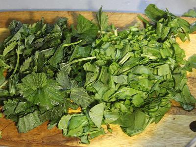 Pavasarinis sriuba su rūgštynėmis ir dilgėlėmis Žingsnis 12