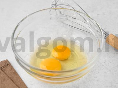 Sūrio žiedinė kopūstė orkaitėje Žingsnis 4