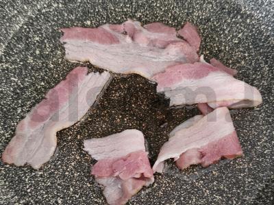 Spagečiai su bekonu Žingsnis 2