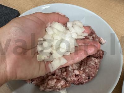 Makaronai-nestai su faršu ir daržovėmis Žingsnis 1