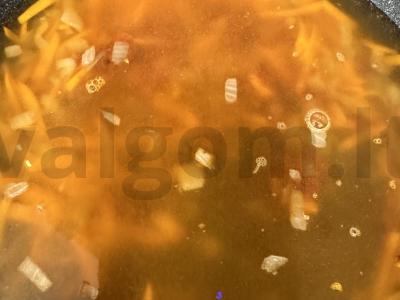 Makaronai-nestai su faršu ir daržovėmis Žingsnis 6