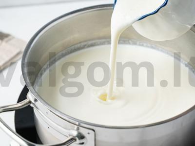 Indų sūris „Paneer“ Žingsnis 2