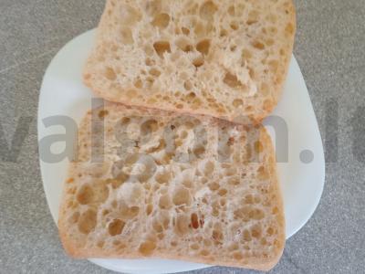 Ciabatta burgeris su kalakutienos kotletu, grybais ir kiaušiniu Žingsnis 1