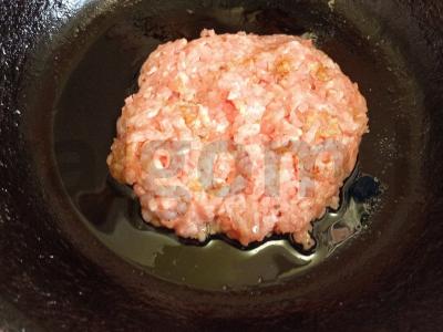 Ciabatta burgeris su kalakutienos kotletu, grybais ir kiaušiniu Žingsnis 9