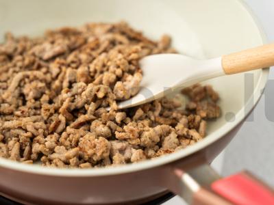 Makaronai su faršu ir daržovėmis Žingsnis 3