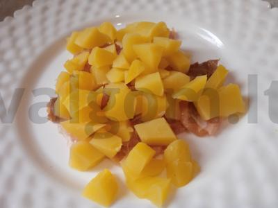 Rūkyta lašiša su bulvėmis Žingsnis 2