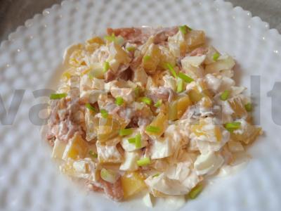 Rūkyta lašiša su bulvėmis pagrindine nuotrauka