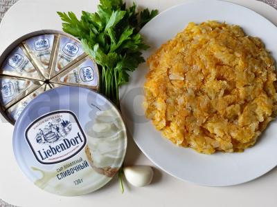 Daržovių paštetas su lydytu sūriu Žingsnis 4