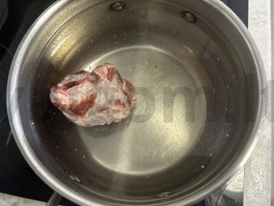 Sultinys su bulvėmis ir dešra pietums Žingsnis 1