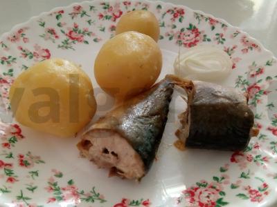 Skumbrė marinate iš grietinės ir garstyčių pagrindine nuotrauka