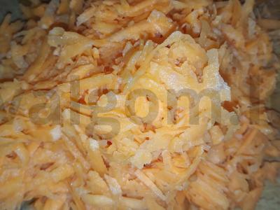 Salotos iš batato su obuoliu, česnaku ir majonezu Žingsnis 2