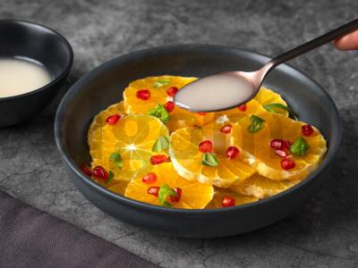 Salotas su apelsinu ir granatu Žingsnis 5