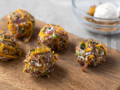 Sūrio-bekono rutuliukai Žingsnis 8