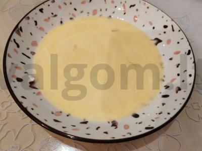 Skrebučiai su chorizo dešra ir sūriu Žingsnis 2