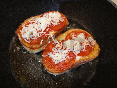 Skrebučiai su chorizo dešra ir sūriu Žingsnis 10