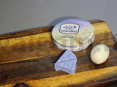 Brusketa su kiaušiniu ir menkės kepenimis Žingsnis 2