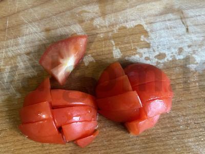 Graikiškas salotas su daržovėmis ir fetos sūriu Žingsnis 2