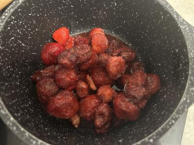 Braškinių džemas per 15 minučių Žingsnis 1