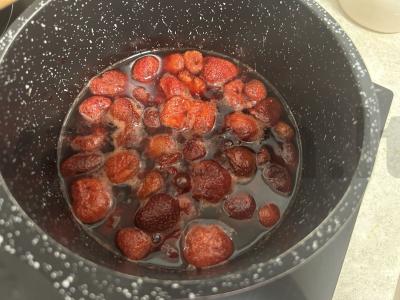 Braškinių džemas per 15 minučių Žingsnis 2