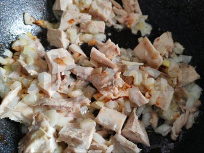 Lagman su vištiena ir daržovėmis pietums Žingsnis 6