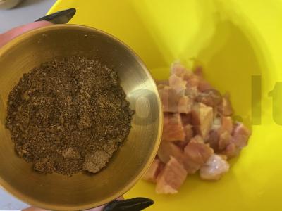 Šašlykas iš šlaunies filė su svogūnais ir česnakais Žingsnis 2