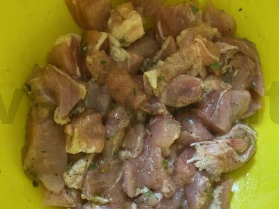 Šašlykas iš šlaunies filė su svogūnais ir česnakais Žingsnis 4