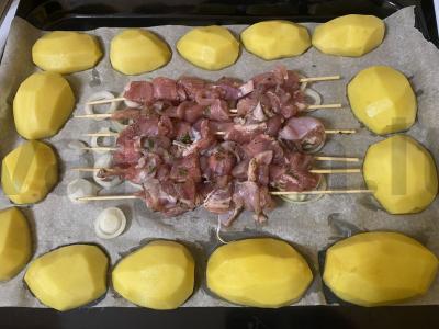 Šašlykas iš šlaunies filė su svogūnais ir česnakais Žingsnis 7