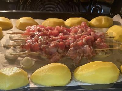 Šašlykas iš šlaunies filė su svogūnais ir česnakais Žingsnis 8