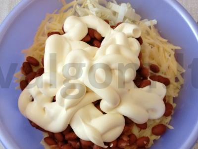 Greitas raudonųjų pupelių salotas Žingsnis 6