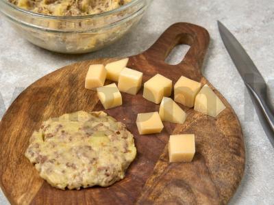 Kroketai su faršu ir sūriu Žingsnis 6