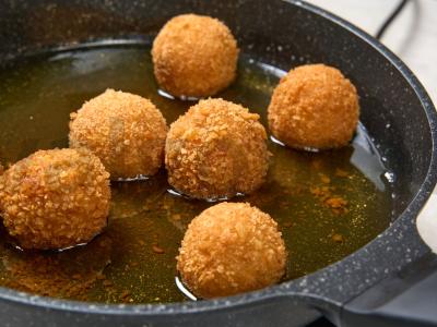 Kroketai su faršu ir sūriu Žingsnis 10