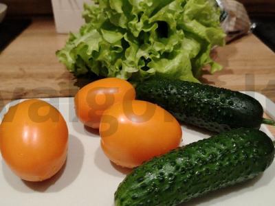 Aromatingas daržovių salotas Žingsnis 2