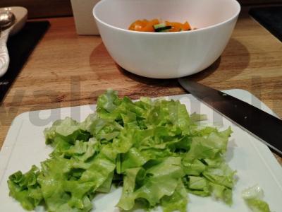 Aromatingas daržovių salotas Žingsnis 6