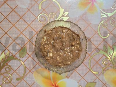 Nuostabus šokoladinis-bananinis keksas su varške Žingsnis 4